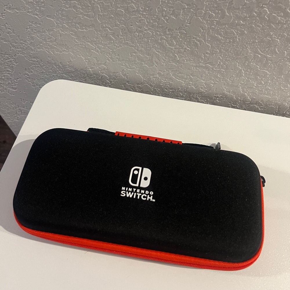 Nintendo Switch Black and Red Carrying Case